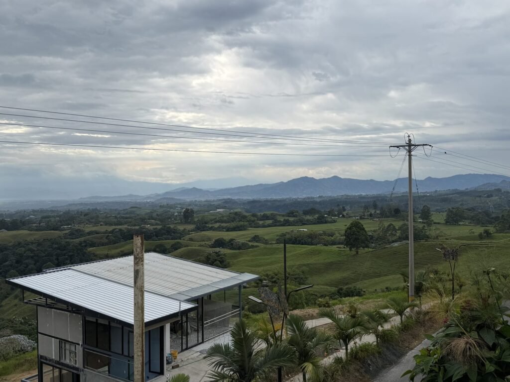 Las vistas desde la finca