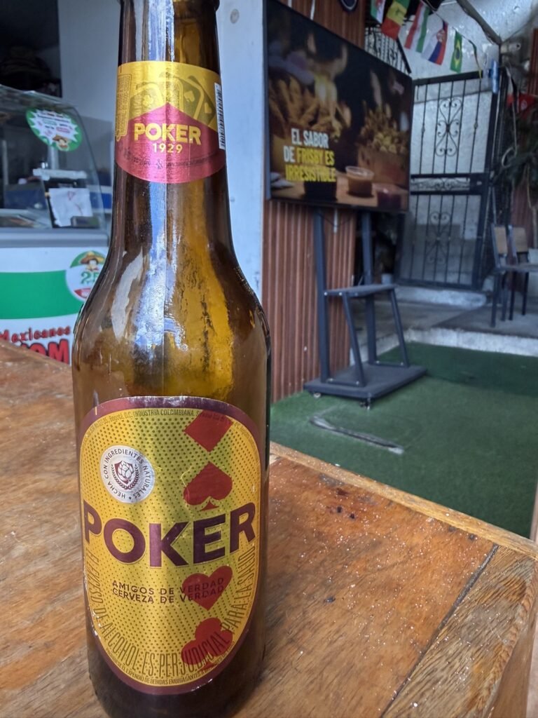 Una Poker bien fría para ver el partido