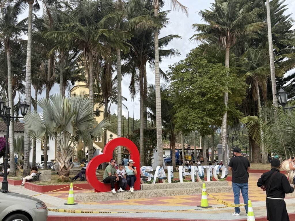 Las letras de Salento, en la plaza