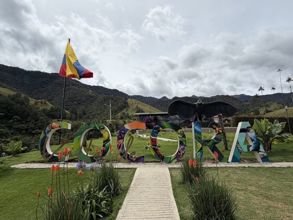 La entrada al Valle de Cocora
